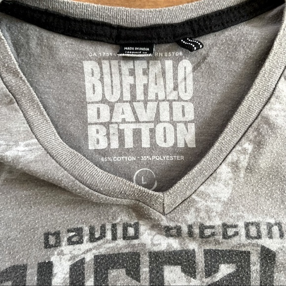 David Bitton Buffalo Short-Sleeve Tee for Boys / Size L - Picture 3 of 5